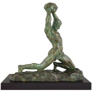 alexandre-ouline-art-deco-bronze-sculpture-male-nude-athlete-with-rock-937552-en-max