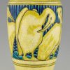 Vase en céramique Art Deco avec pelicans