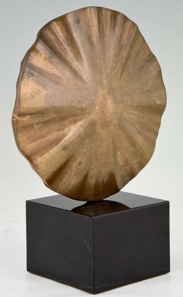 Skulptur Bronze Abstrakt Siebziger Jahre