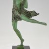 Art Deco sculptuur danseres
