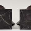 Art Deco bronze Indian bookends