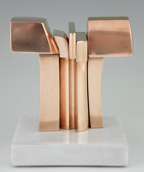 Bronze abstract sculpture 1970