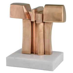 jose-luis-sanchez-bronze-abstract-sculpture-on-a-white-marble-base-937458-en-max