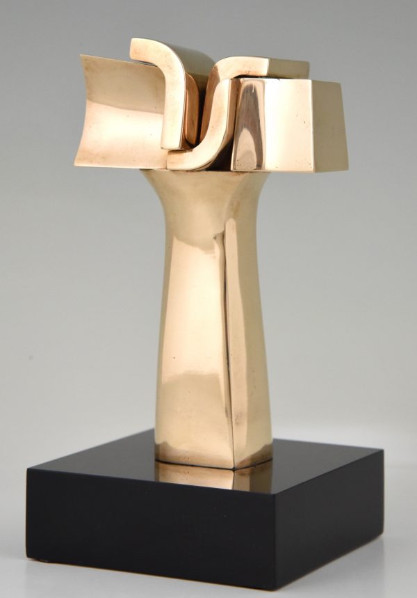 Moderne Abstrakte Bronze Skulptur
