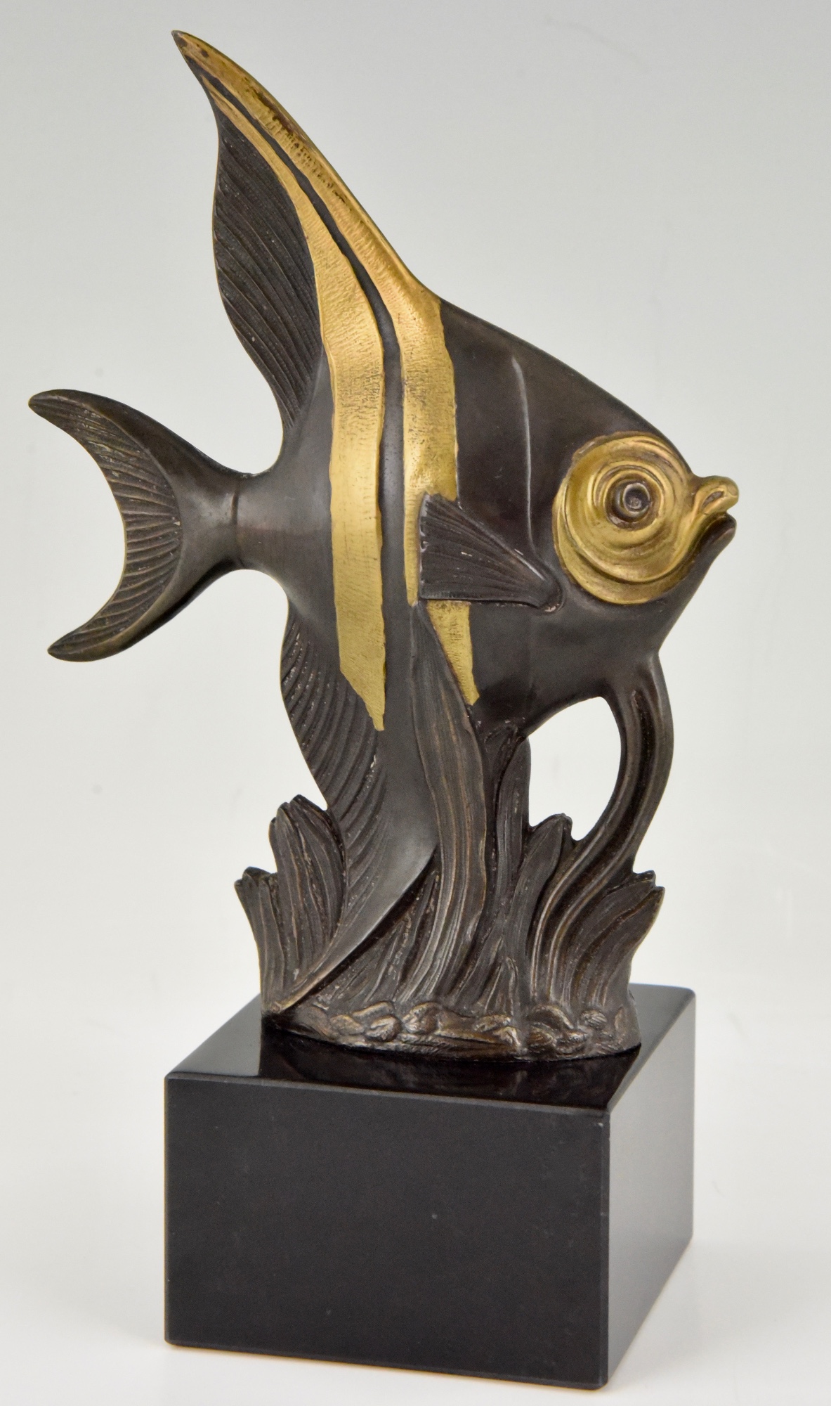 Art Deco fish bookends - Deconamic