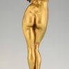 Art Deco sculpture bronze femme nue