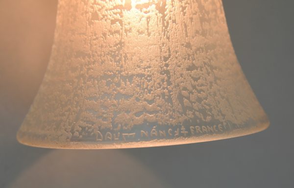 Art Deco Wandlampen Smiedeeisen und Glass