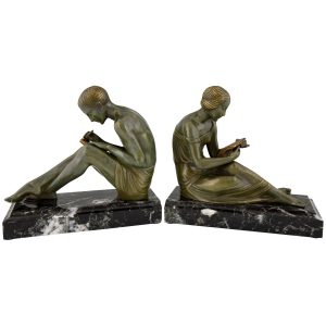 pierre-le-faguays-art-deco-bronze-bookends-man-writing-lady-reading-565269-en-max