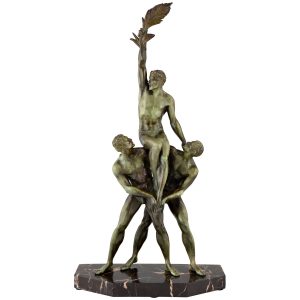 pierre-le-faguays-art-deco-sculpture-of-3-athletes-male-nudes-581819-en-max