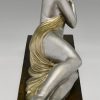 Art Deco bronzen sculptuur liggend naakt TEST NL