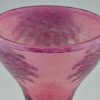 Dahlias Vase Art Deco Glass Cameo grosses Modell