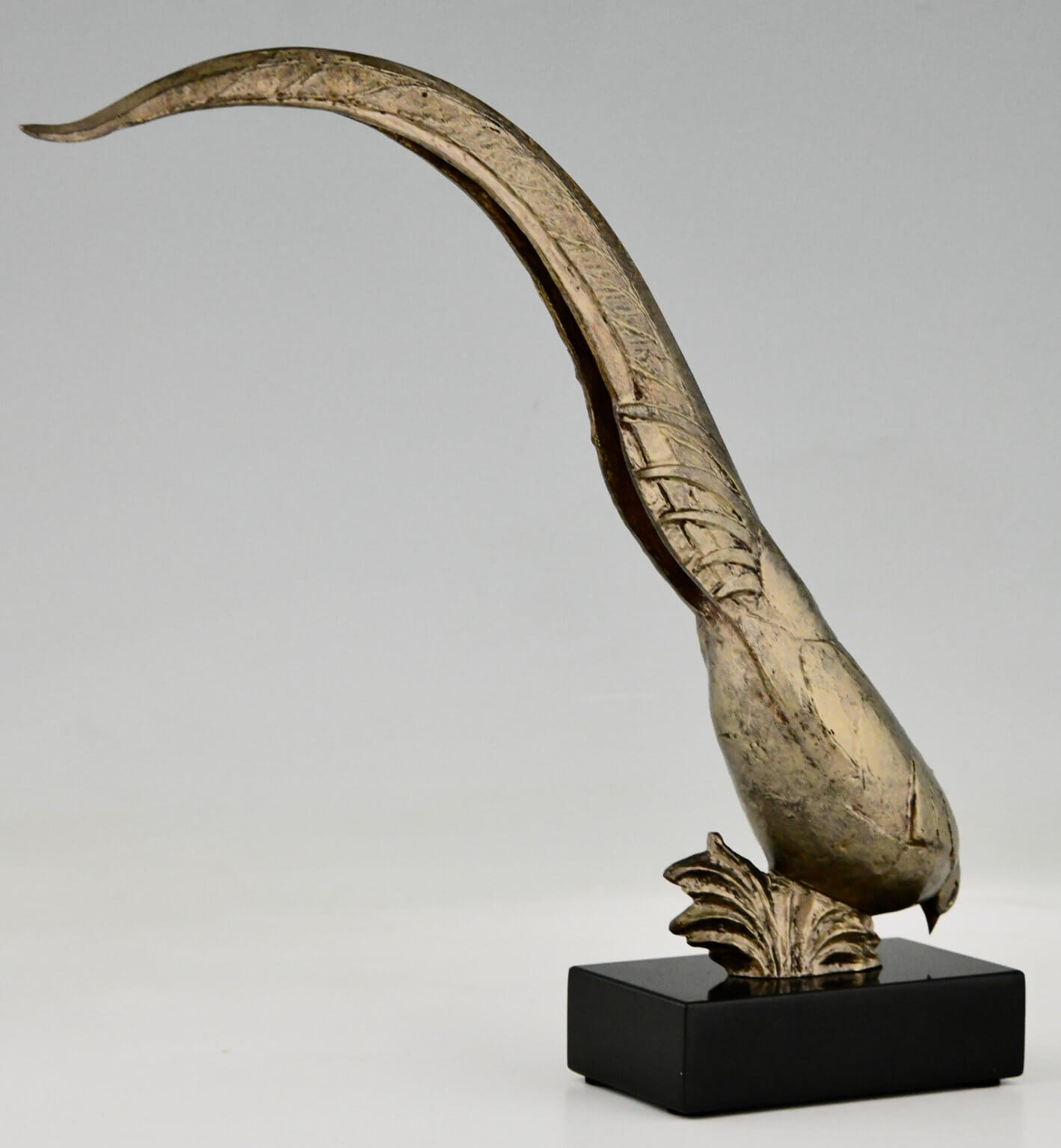 Art Deco Bronze Pheasant Sculpture Deconamic   Art Deco Bronze Pheasant Becquerel 8 1419x1536 