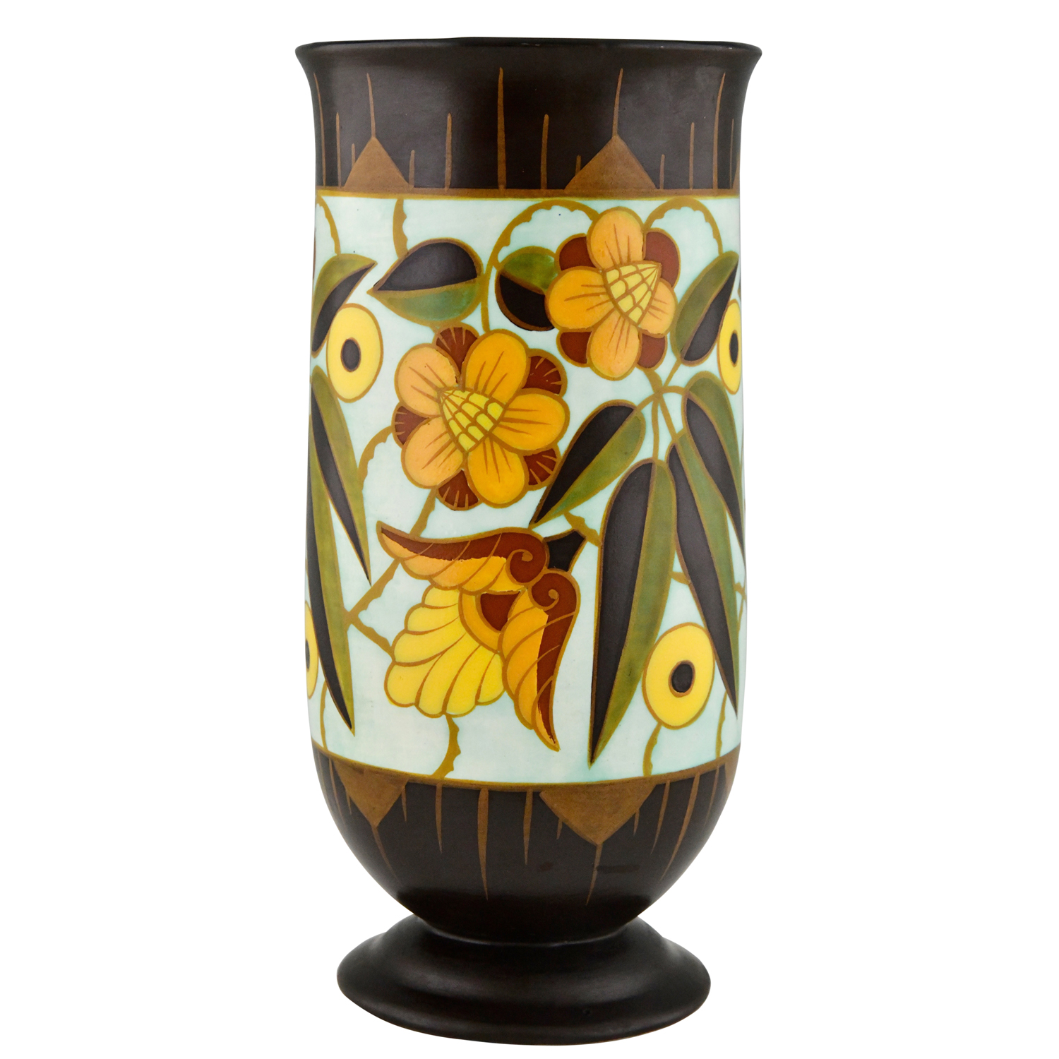 Art Deco vase Keramis Boch Freres