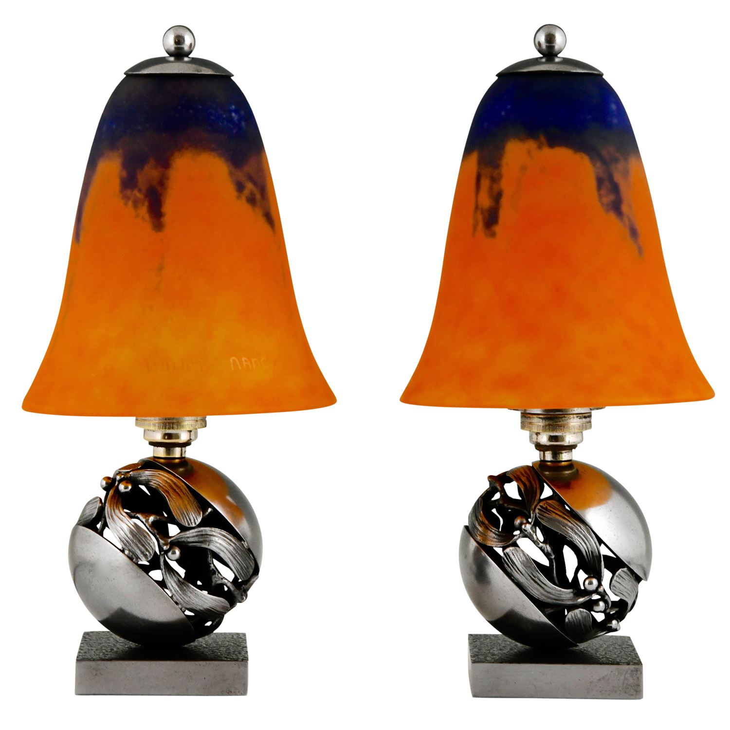 Art Deco lamps Edgar Brandt Daum