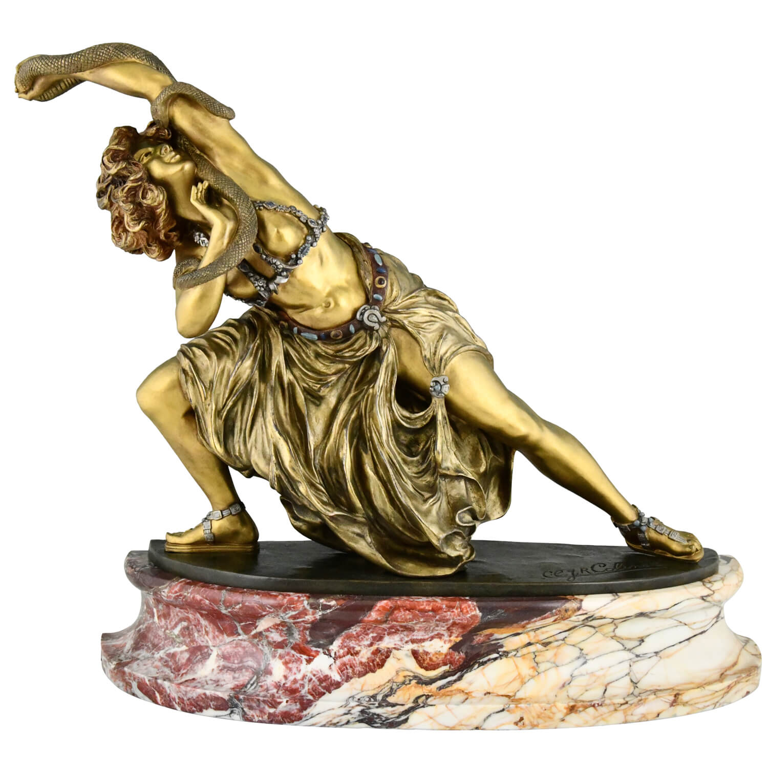 Art Deco bronze sculpture Carthago Colinet - 1