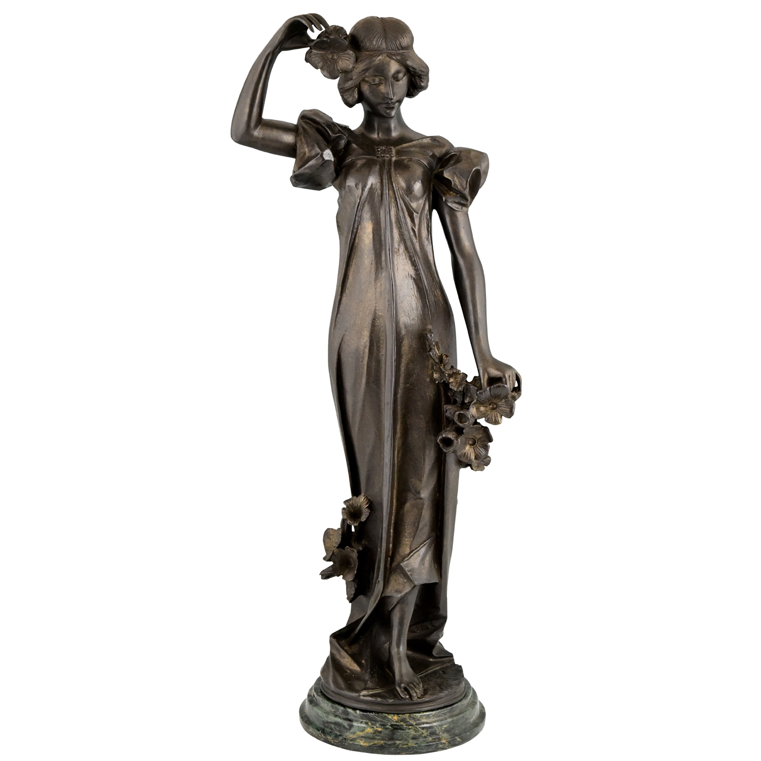 Art Nouveau bronze lady Cipriani
