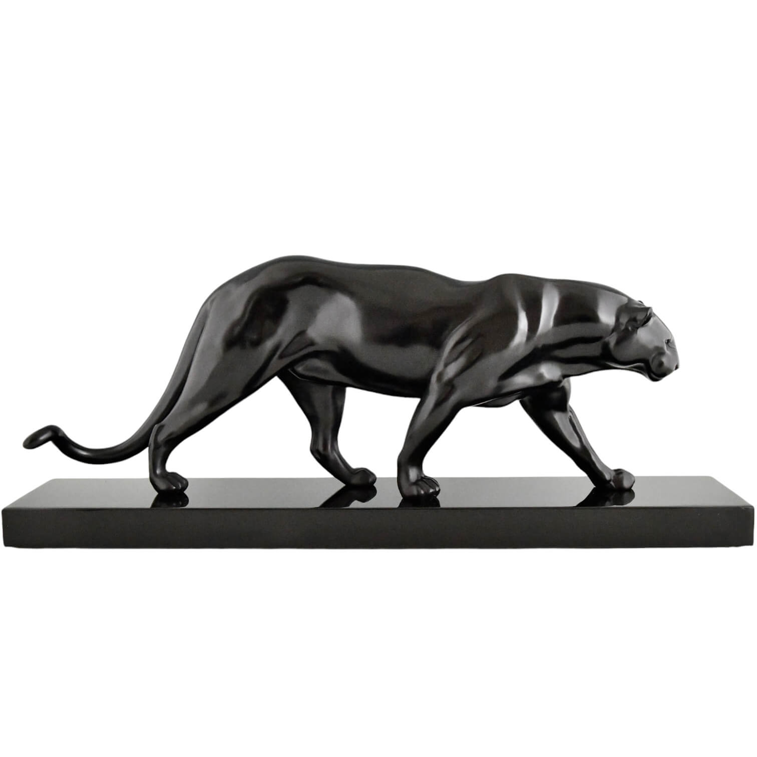 Rulas Art deco panther sculpture - 1-Deconamic