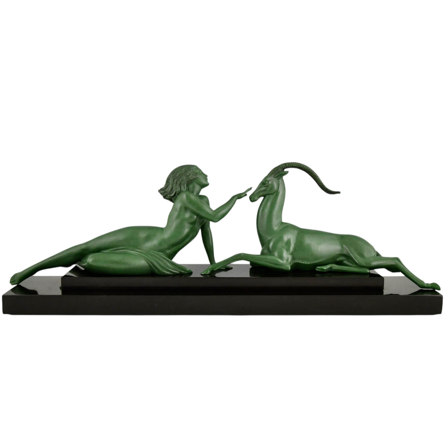 Fayral Seduction Art Deco sculpture Max le Verrier - 1-Deconamic